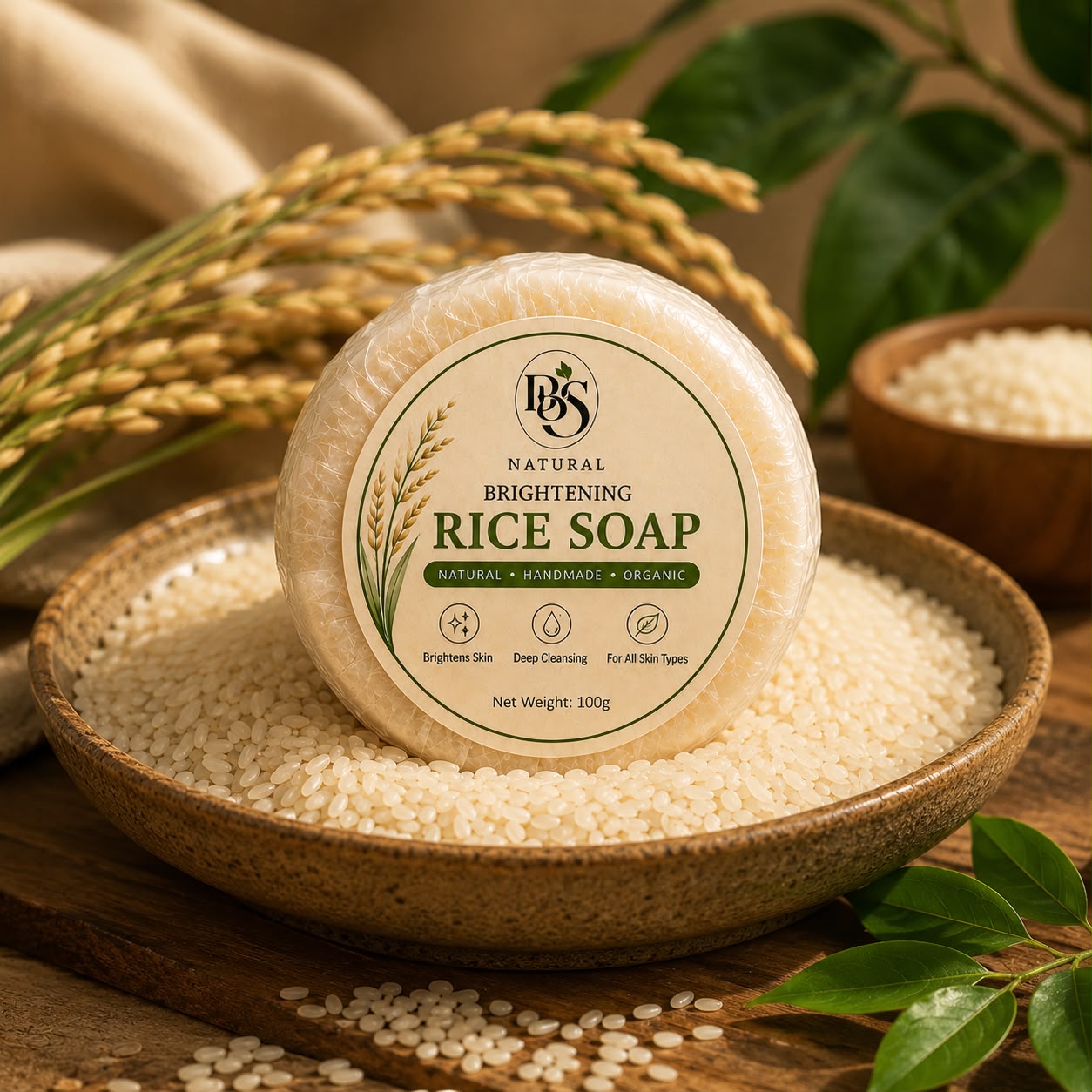 DBS Natural Brightening Rice Soap