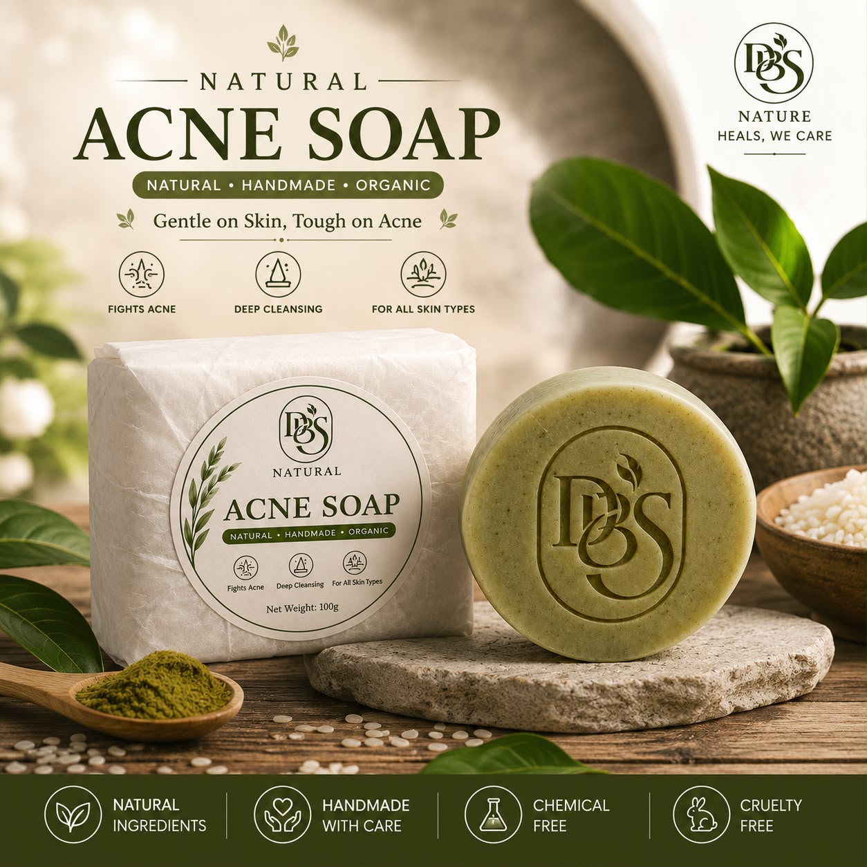 DBS Natural Acne Soap