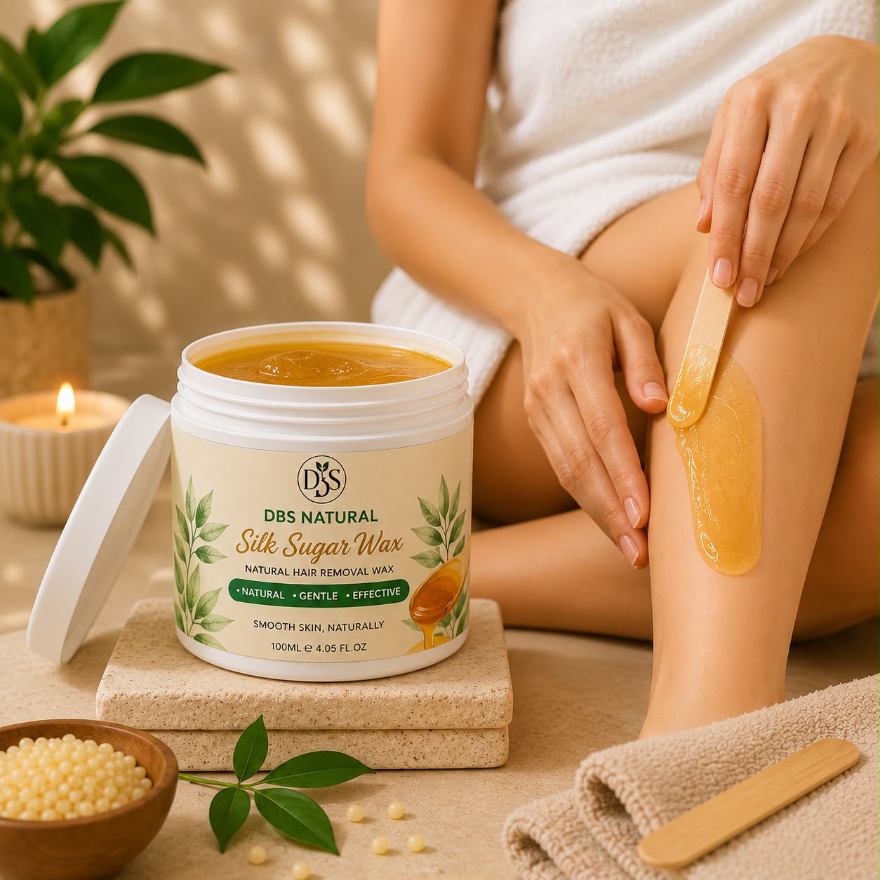 DBS Natural Hair Removal Sugar Wax (250ml)