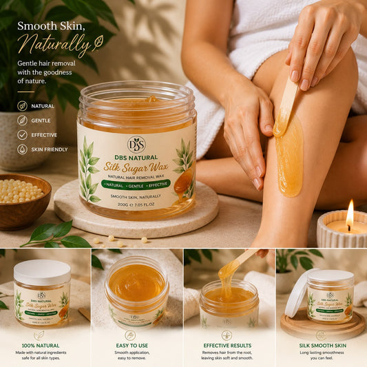 DBS Natural Hair Removal Sugar Wax (120g)