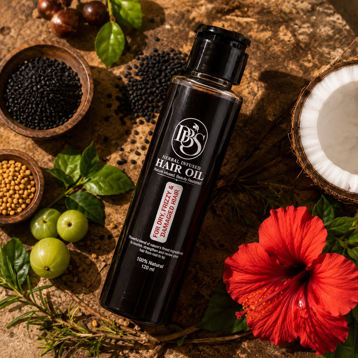 DBS Herbal Infused Hair Oil – 120ML